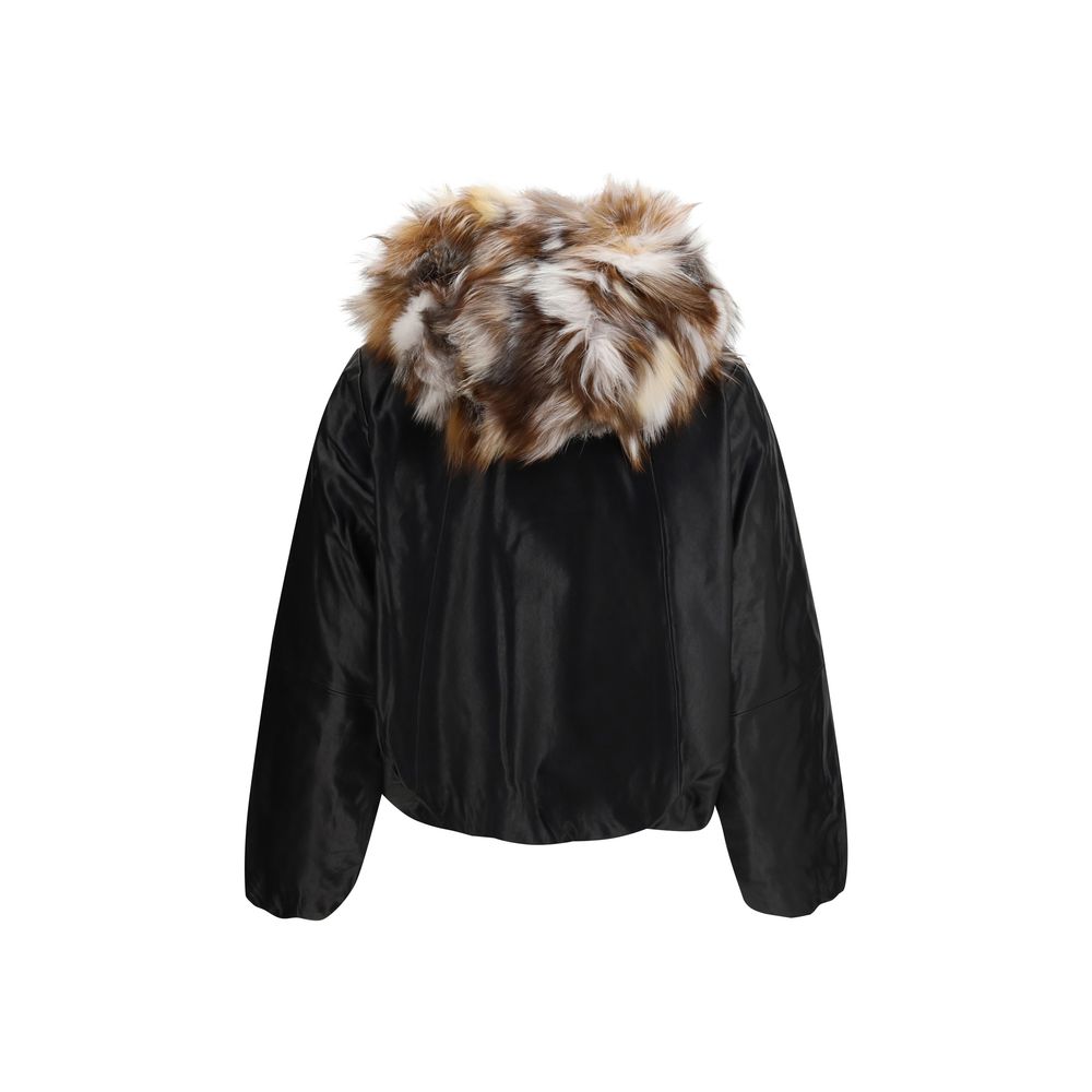 Black Lambskin Leather Jacket