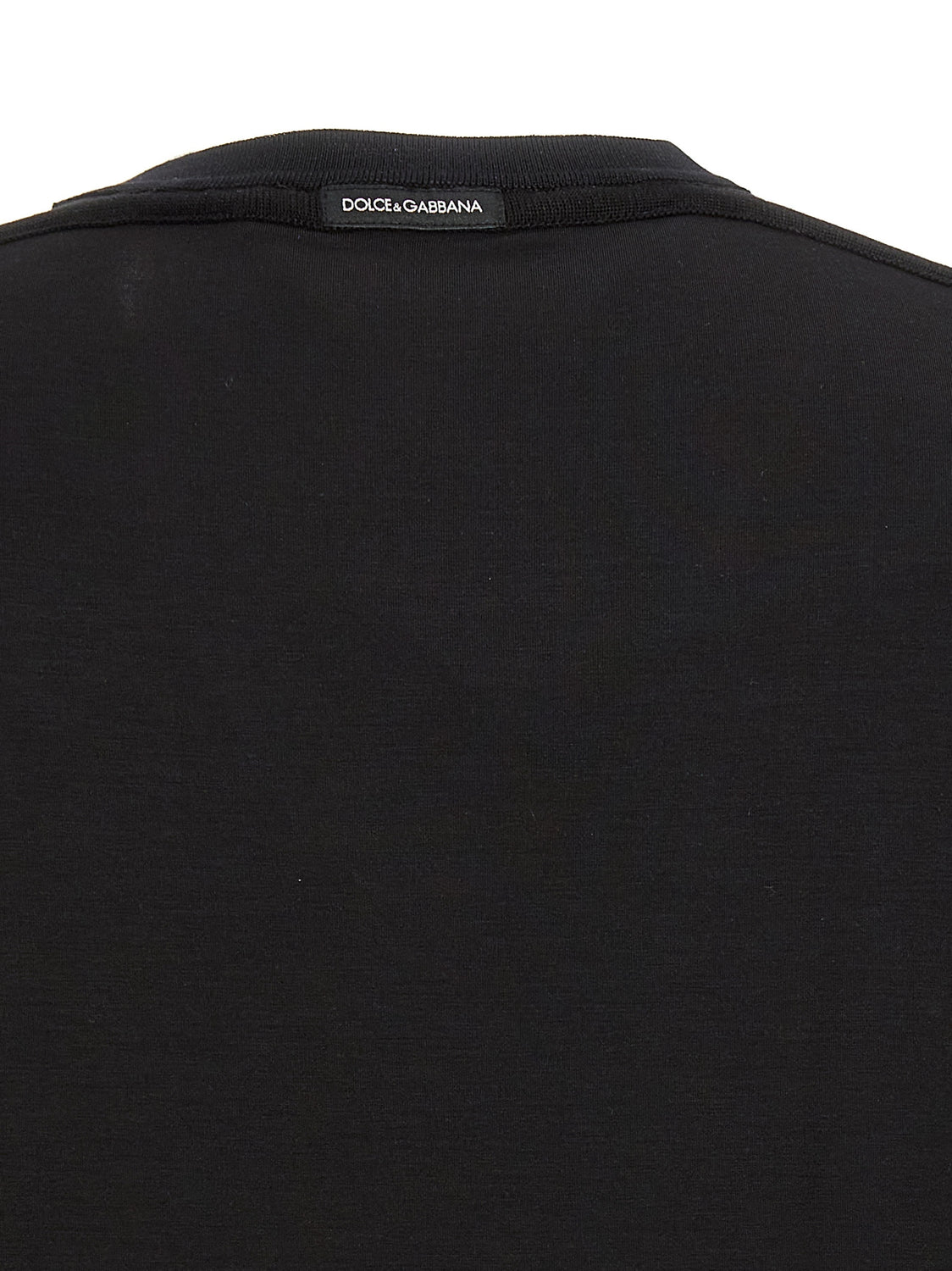 Black Viscose T-Shirt