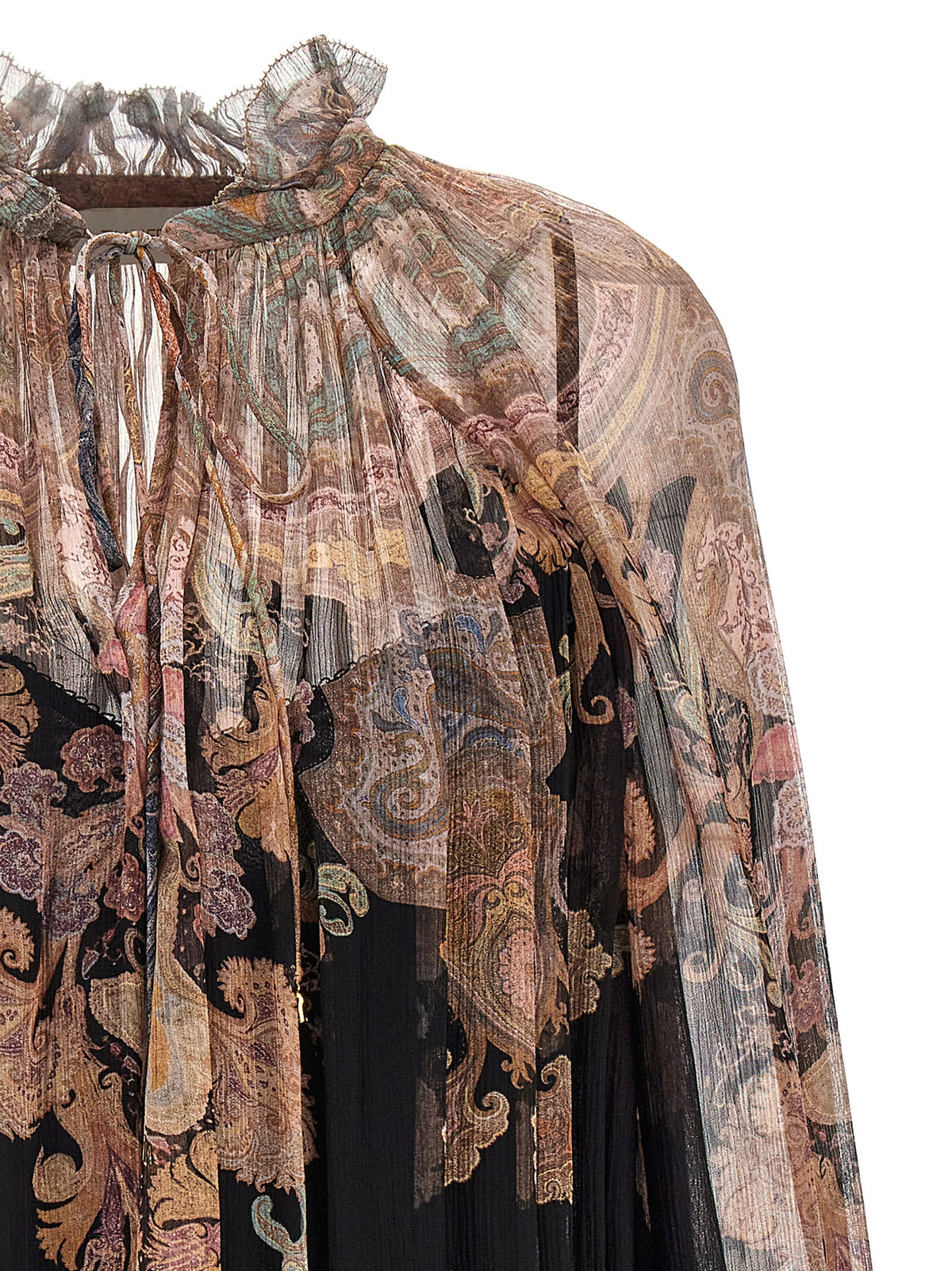 Multicolor Viscose Blouse