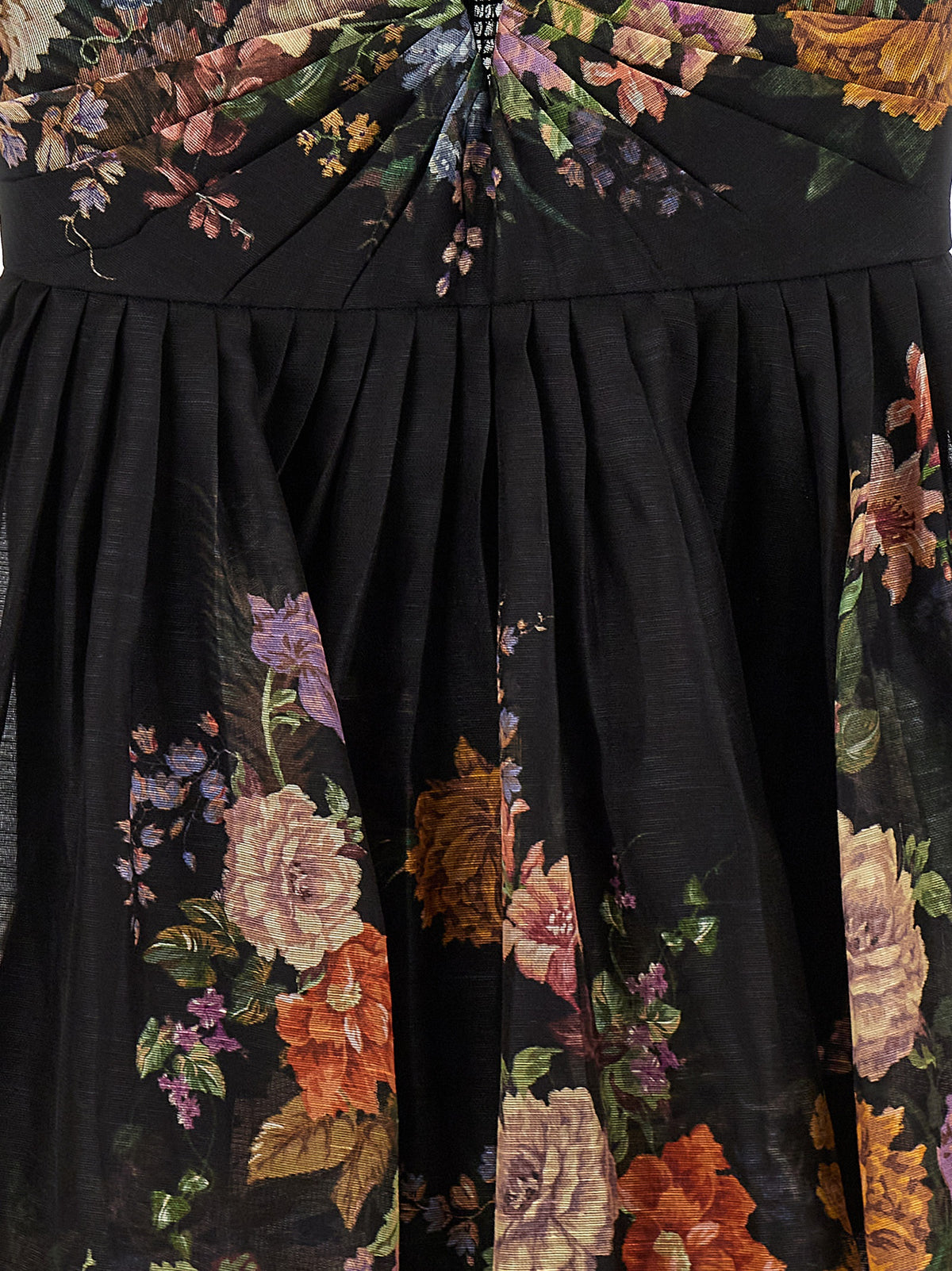 Black Linen Casual Dress