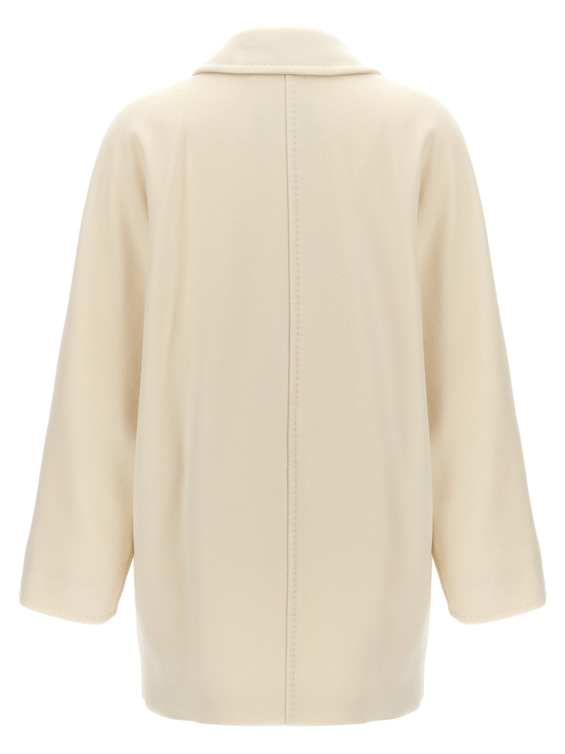 White Virgin Wool Coat