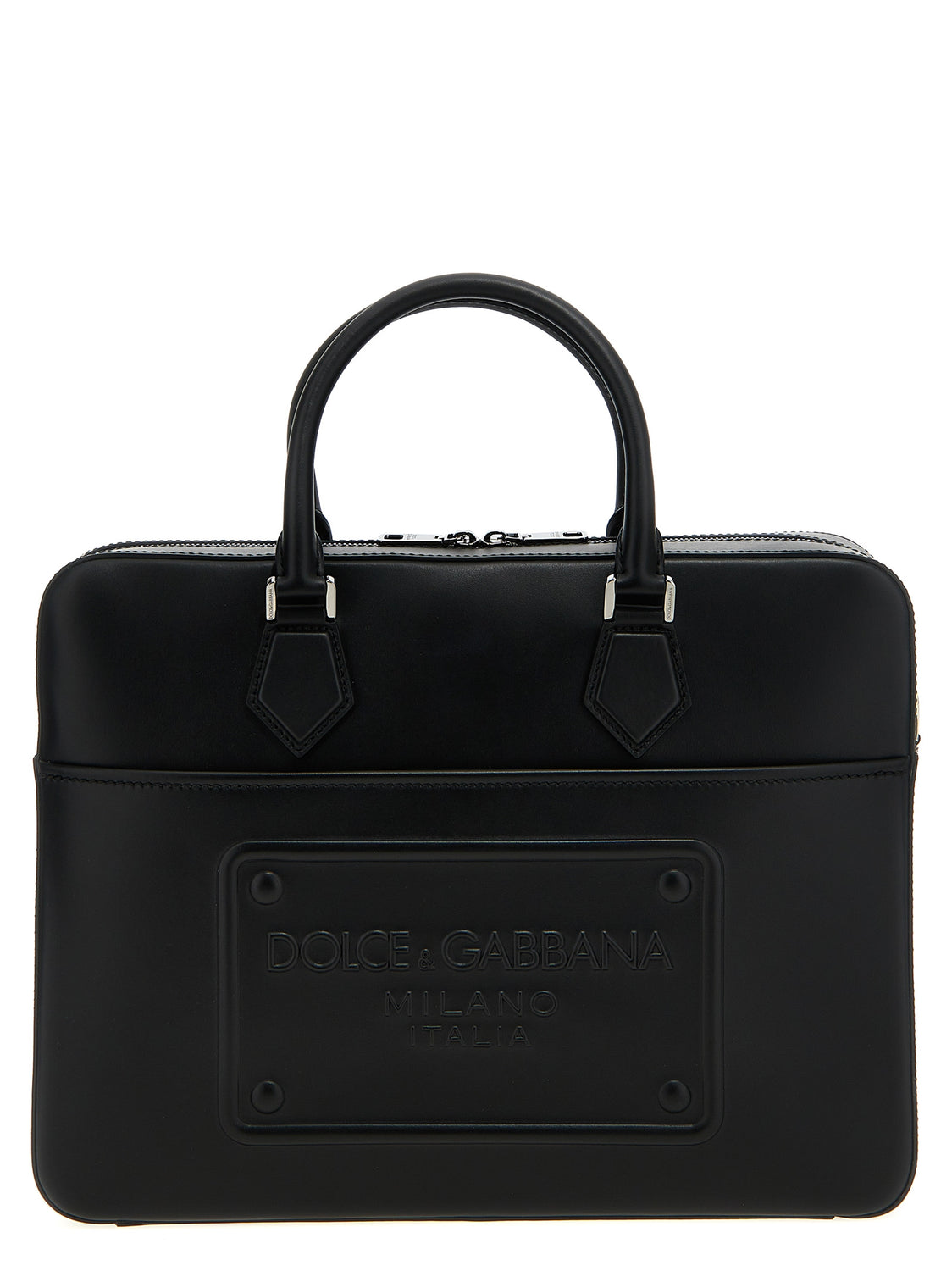 Black Lamb Leather Tote Bag