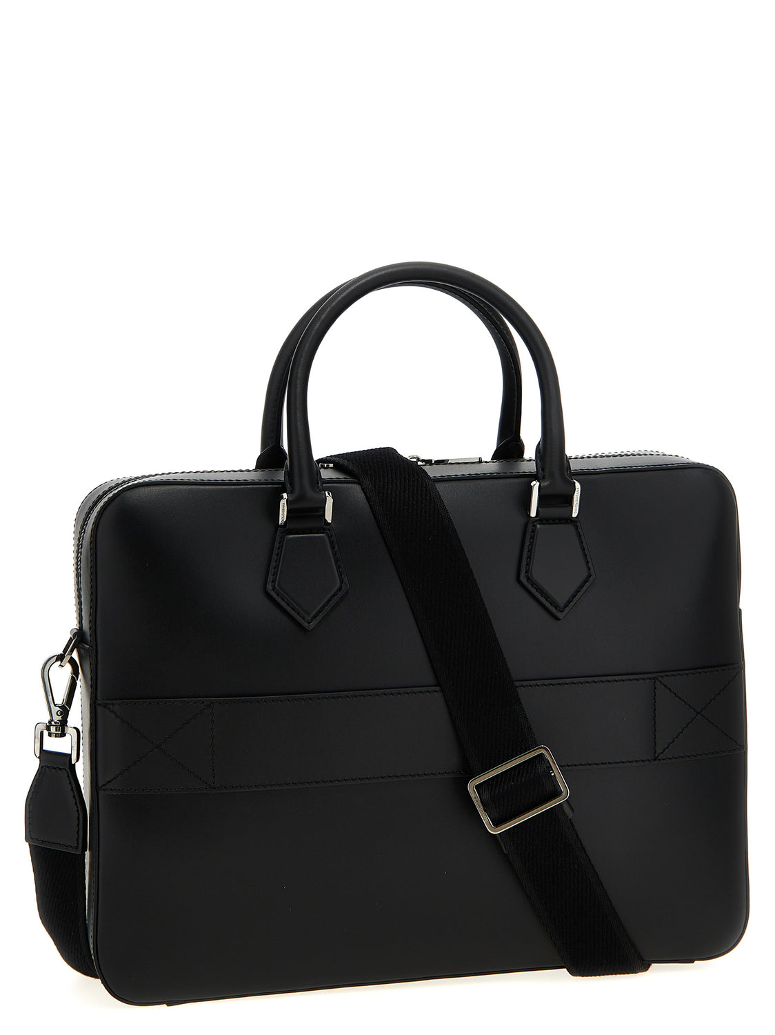 Black Lamb Leather Tote Bag