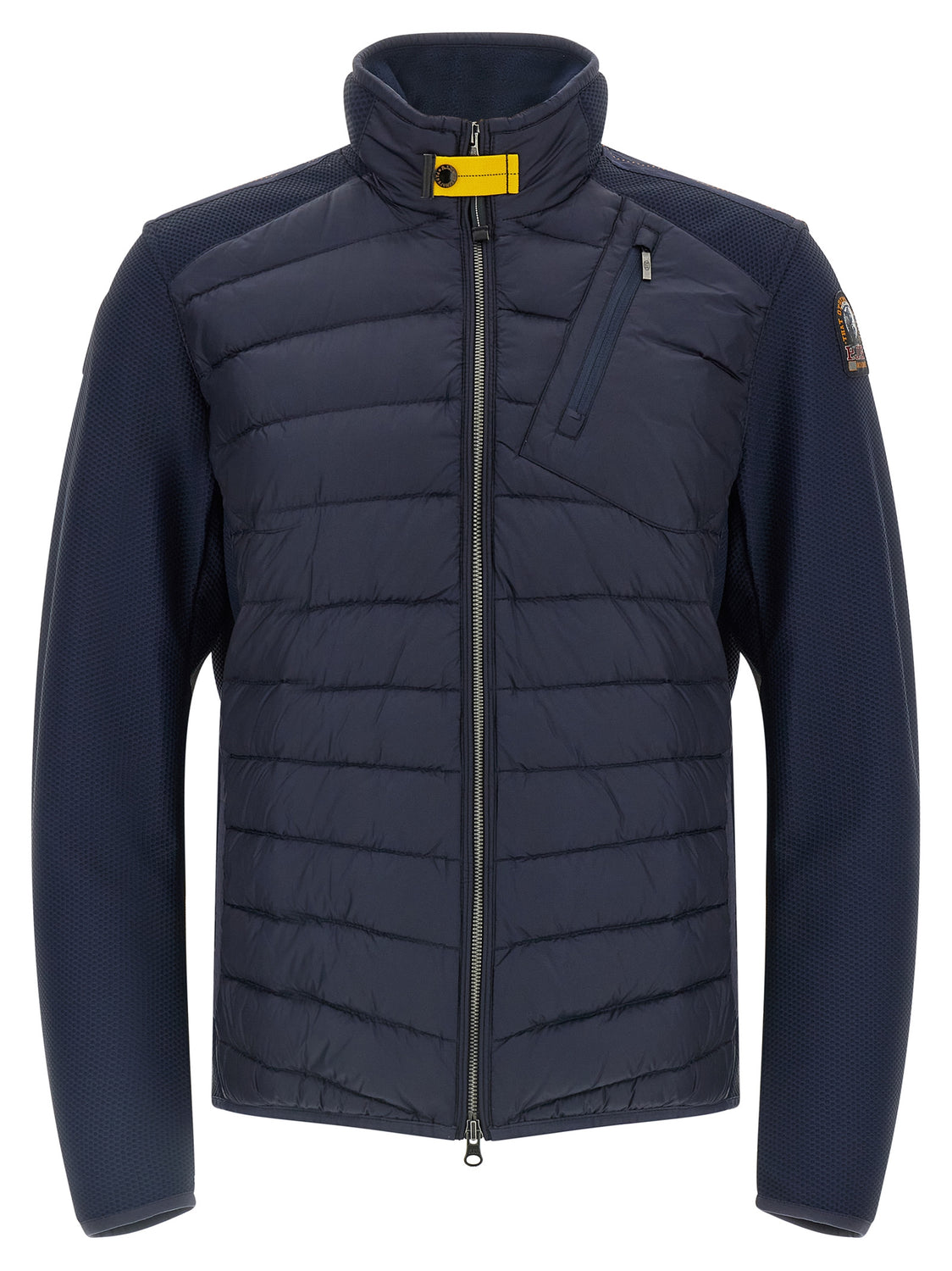 Blue Polyamide Full-Length Jacket