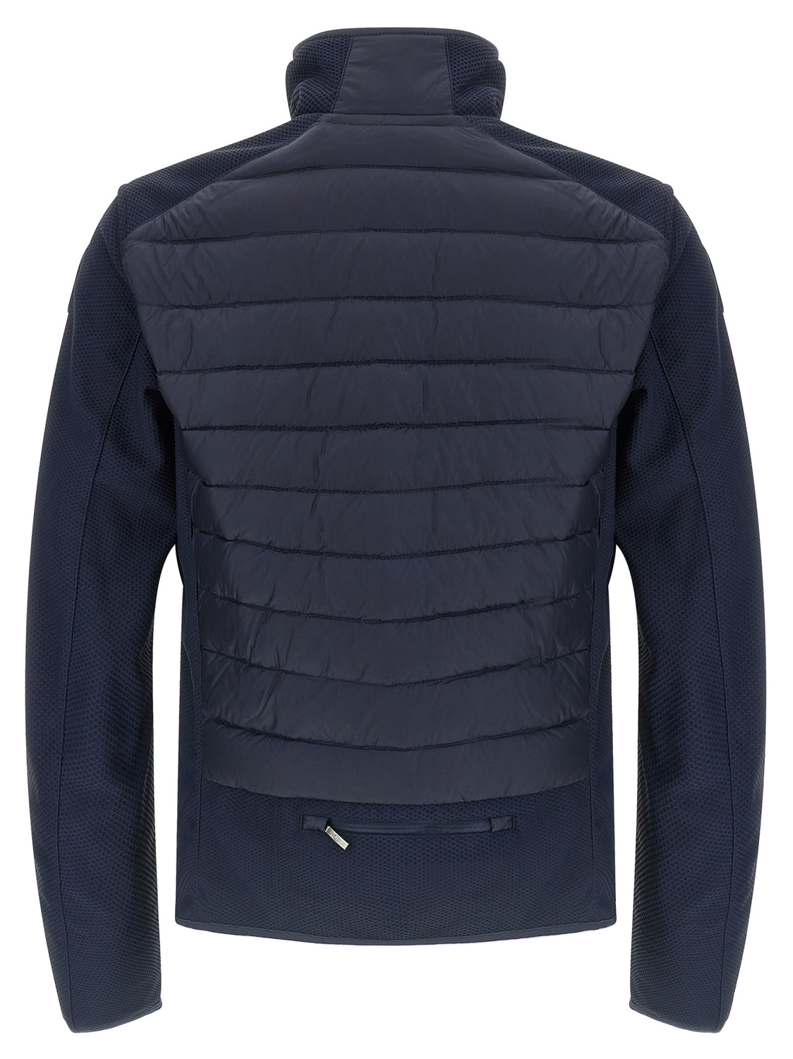 Blue Polyamide Full-Length Jacket