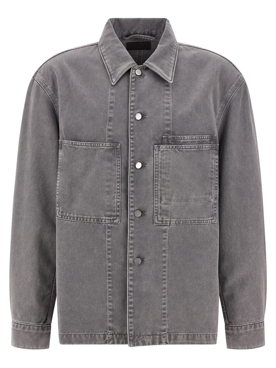Gray Cotton Blouse