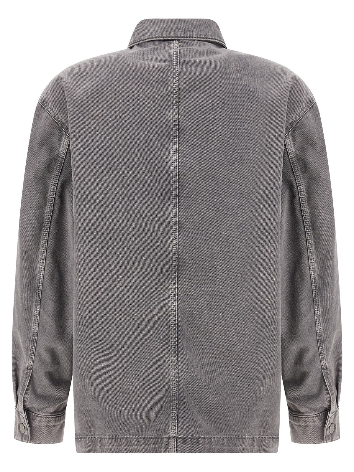 Gray Cotton Blouse
