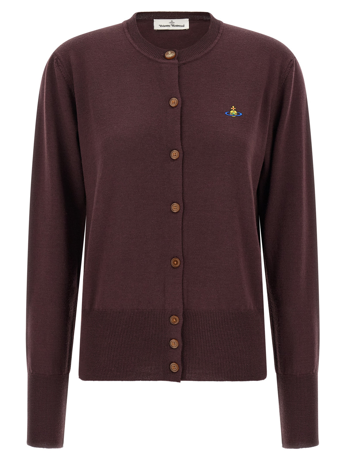 Bordeaux Wool Cardigan