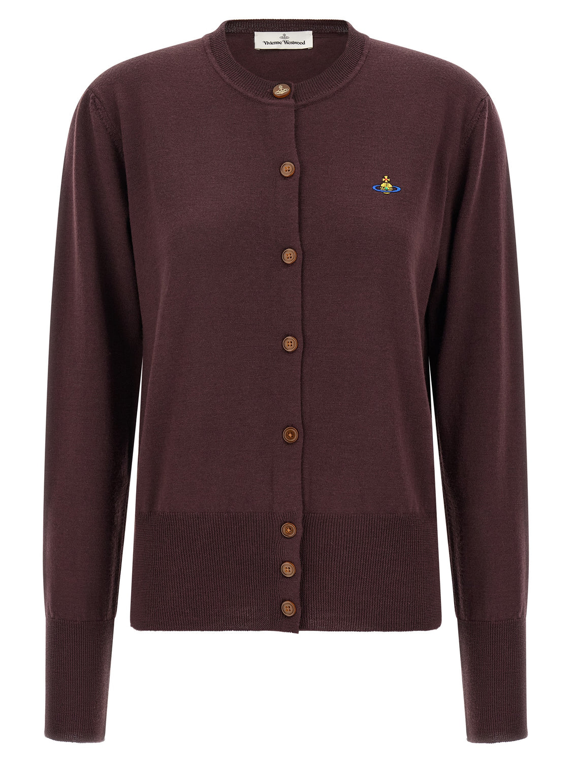 Bordeaux Wool Cardigan