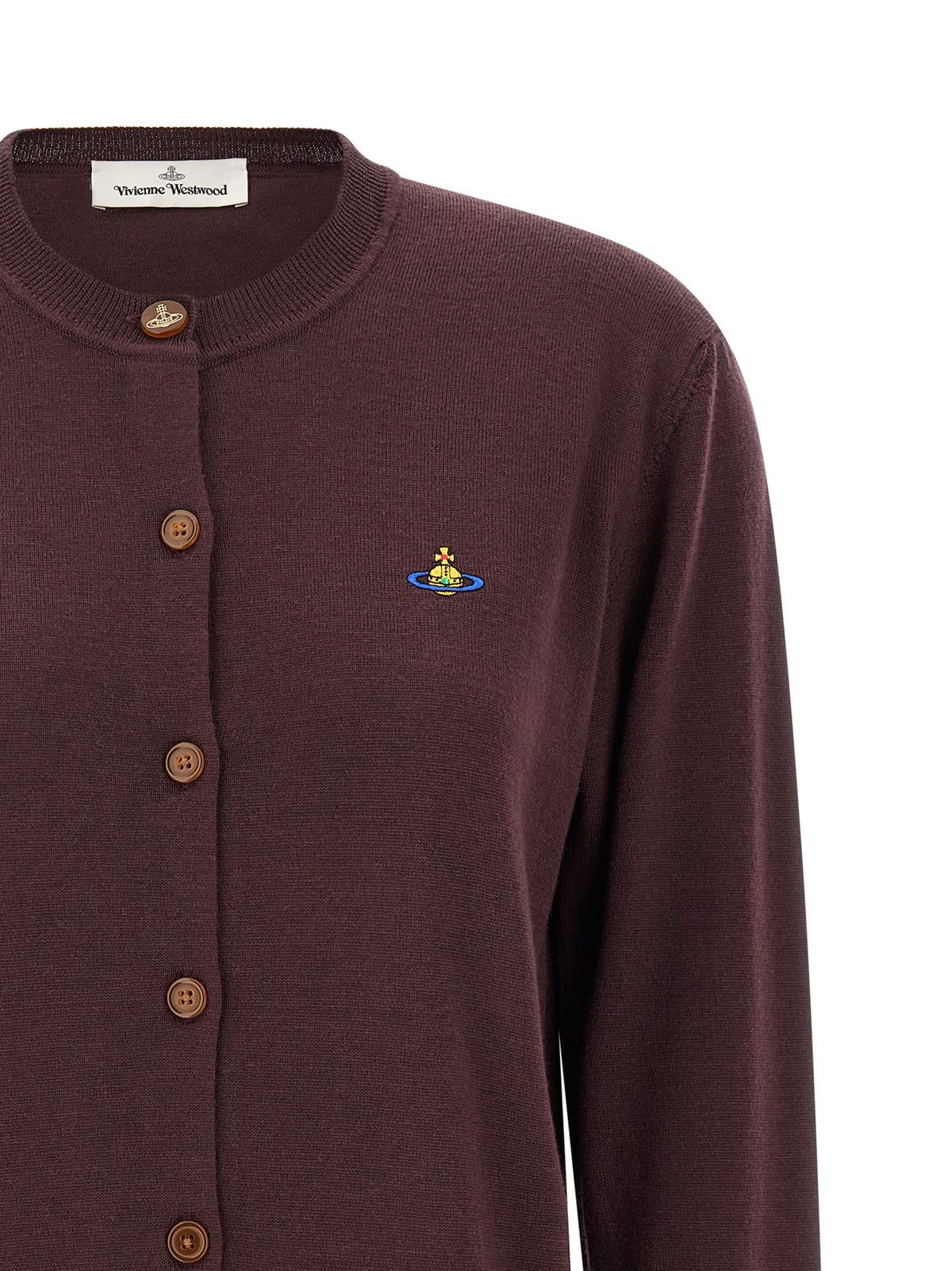 Bordeaux Wool Cardigan