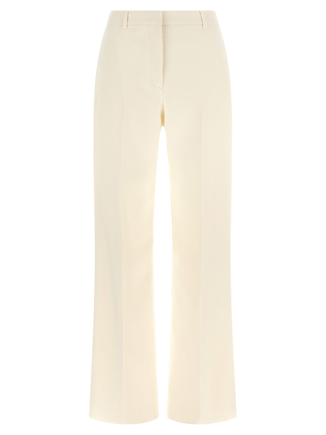 White Virgin Wool Dress Pants