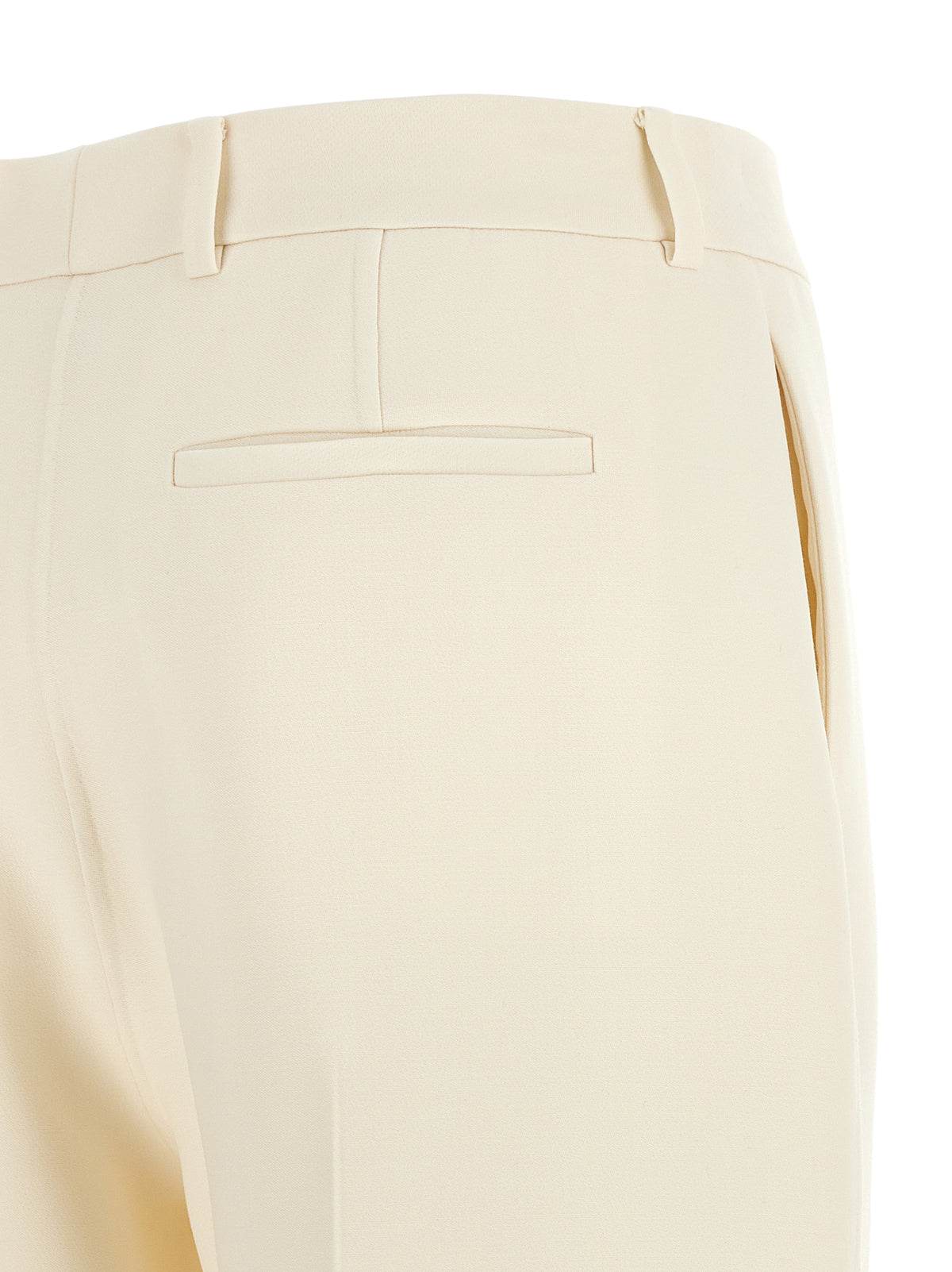 White Virgin Wool Dress Pants