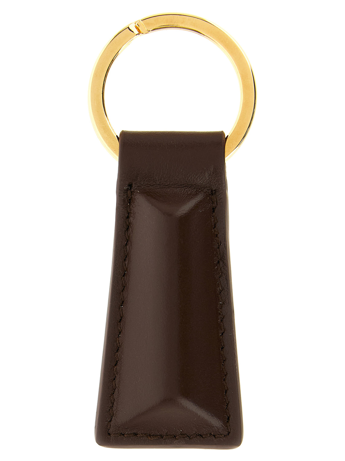 Brown Calfskin Keychain