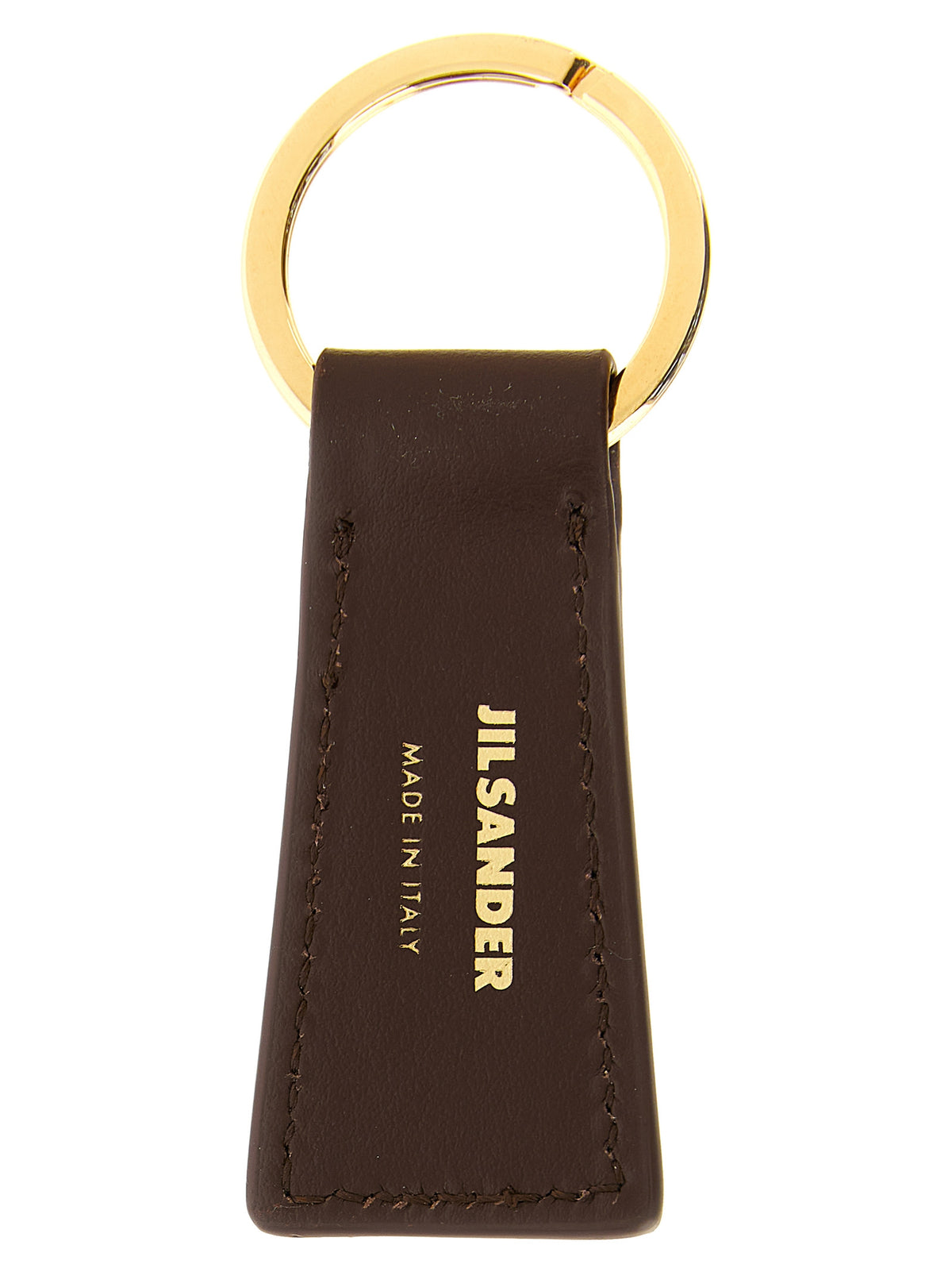 Brown Calfskin Keychain