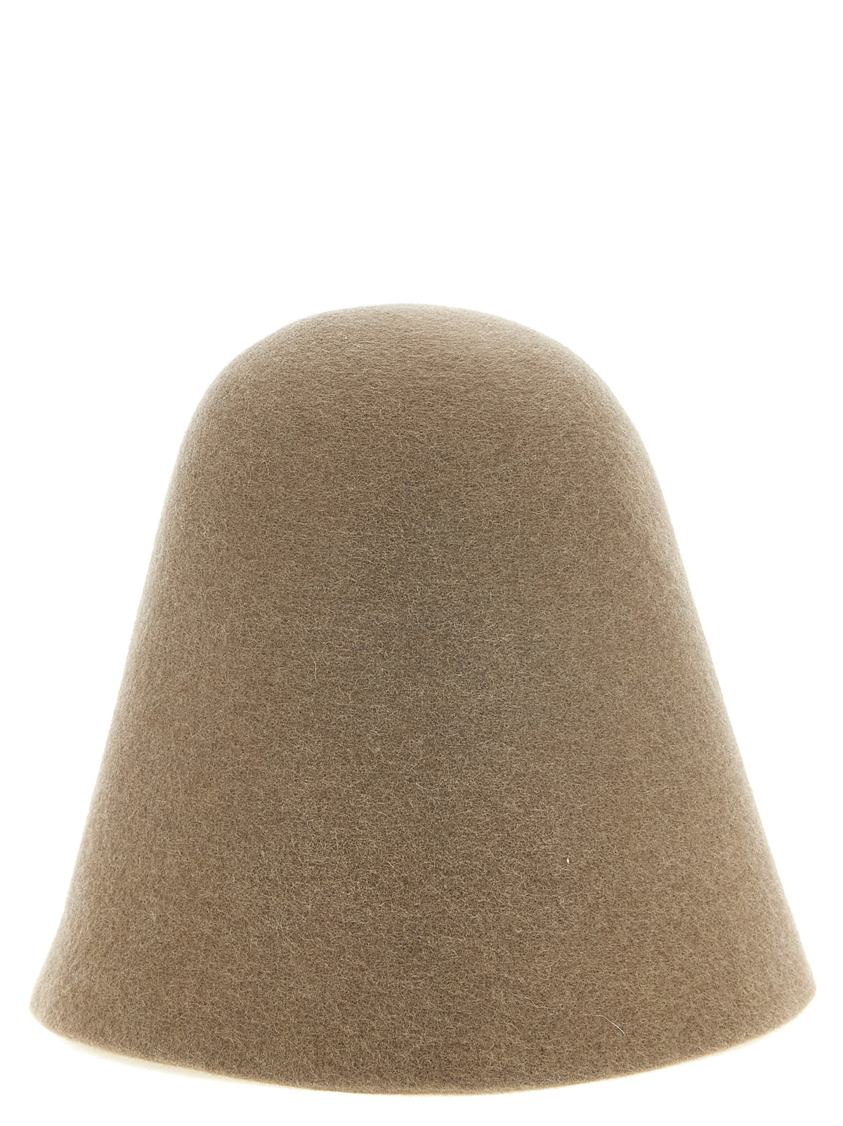 Beige Merino Wool Hat