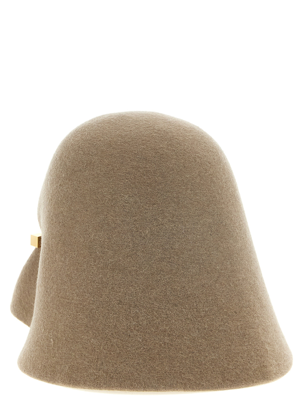 Beige Merino Wool Hat