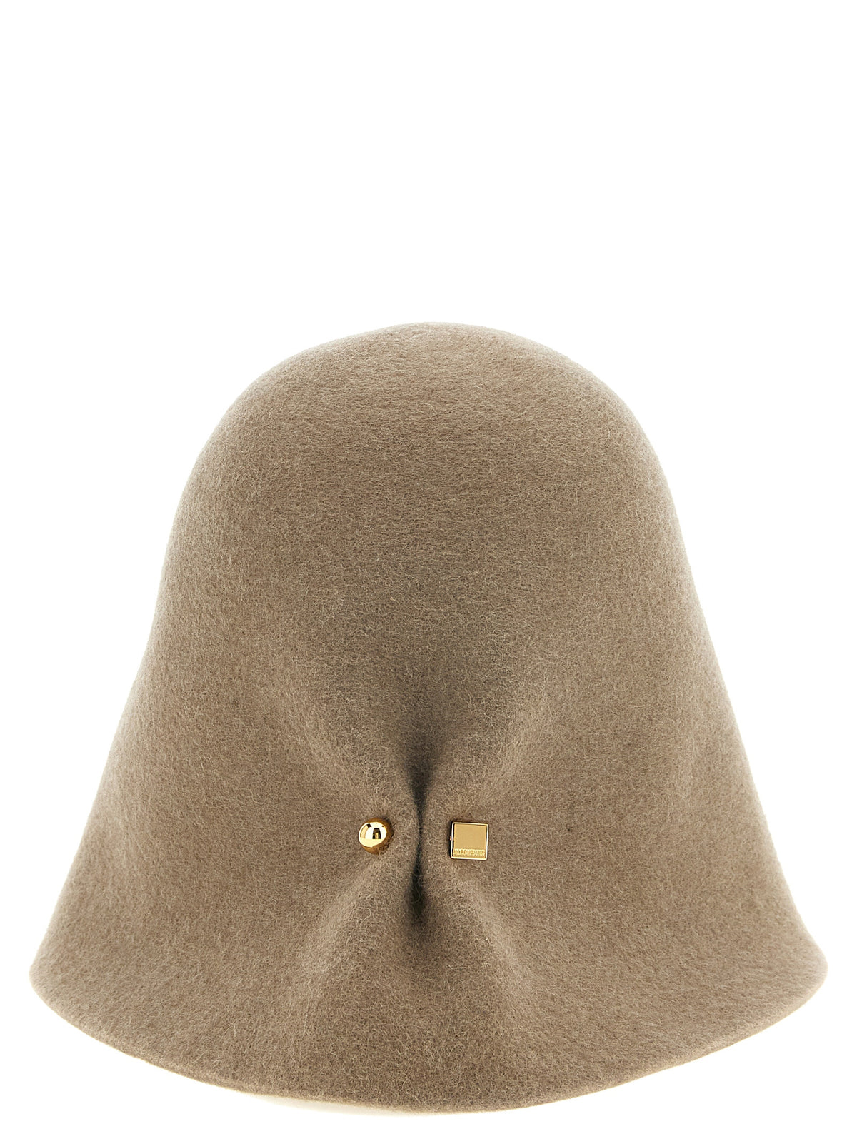 Beige Merino Wool Hat