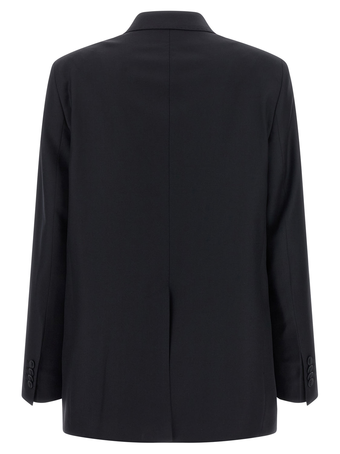 Black Virgin Wool Two-Piece Suit