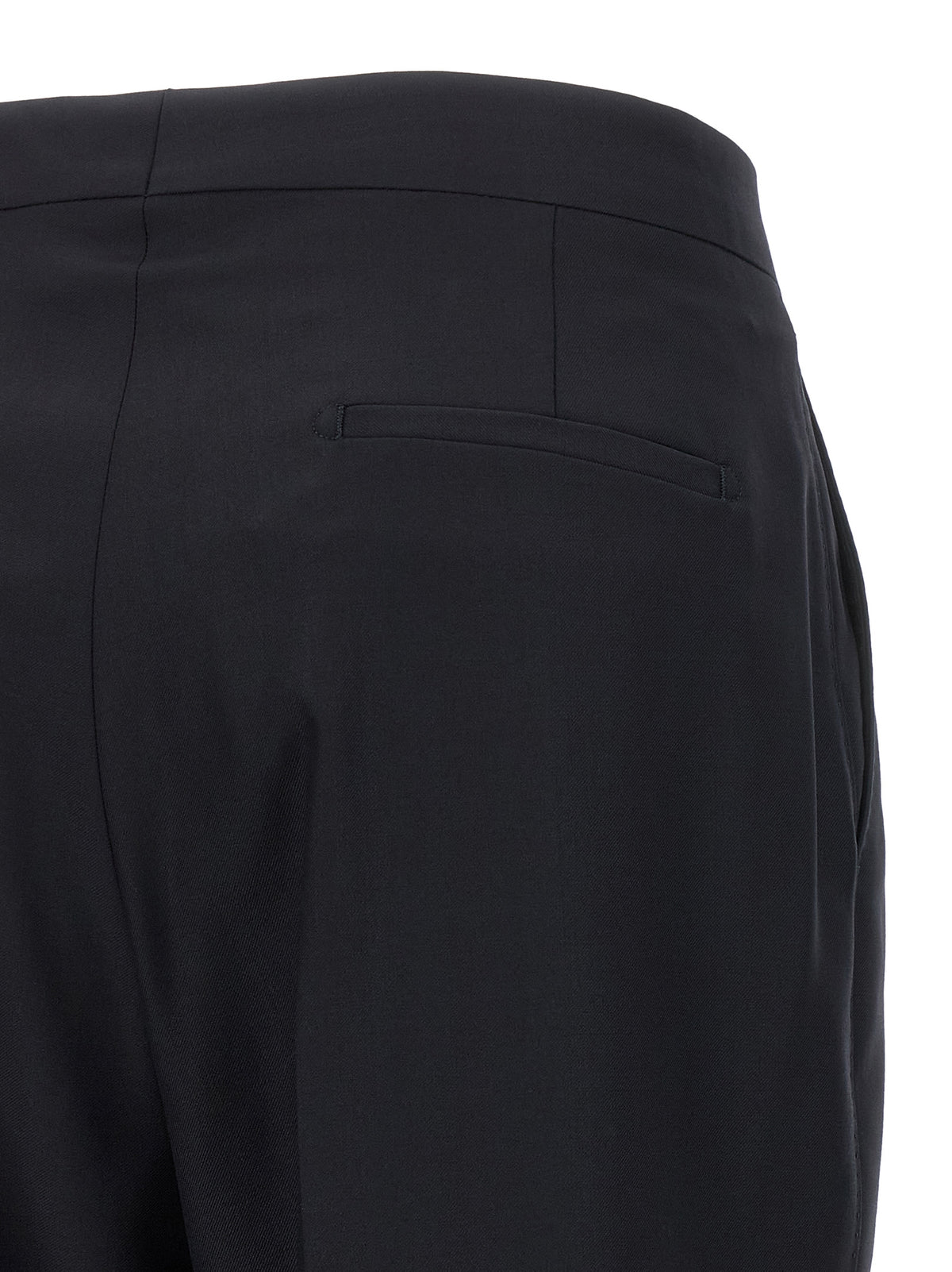 Black Virgin Wool Two-Piece Suit
