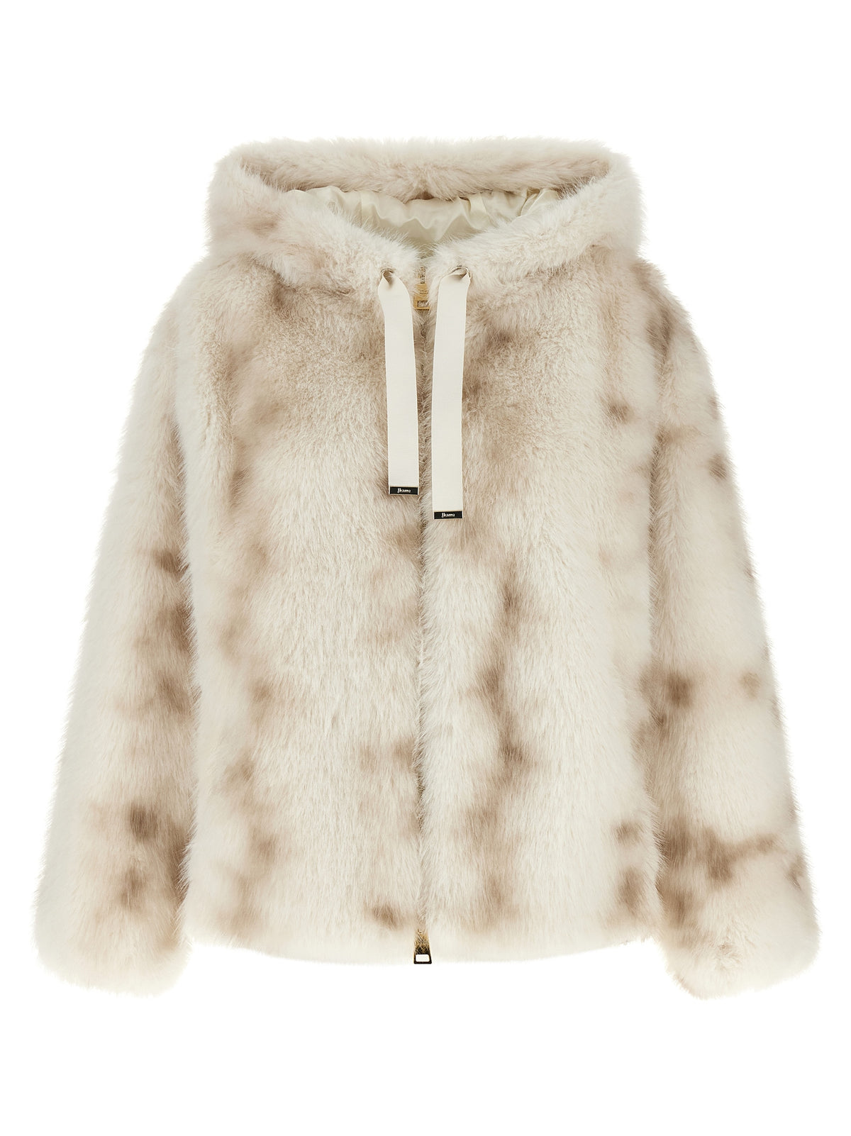 Beige Polyester Bomber