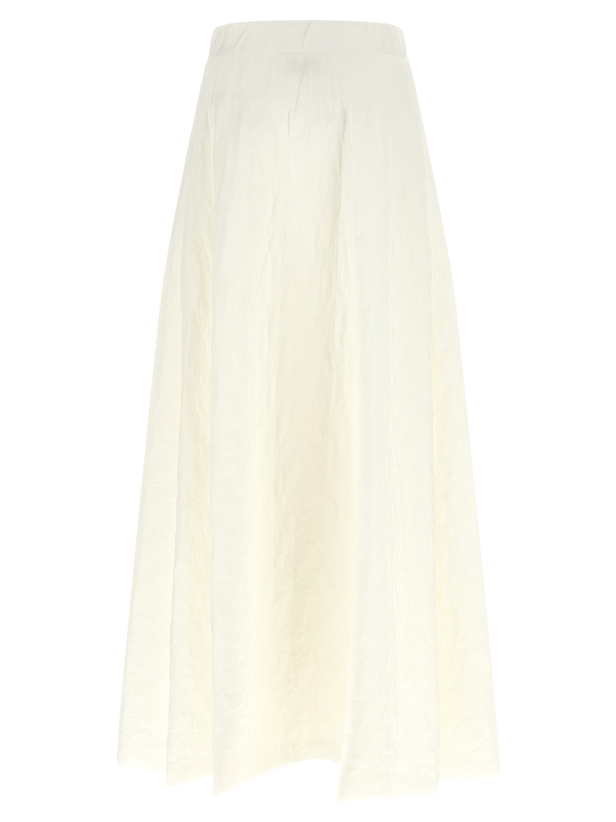 White Polyamide Mini Skirt