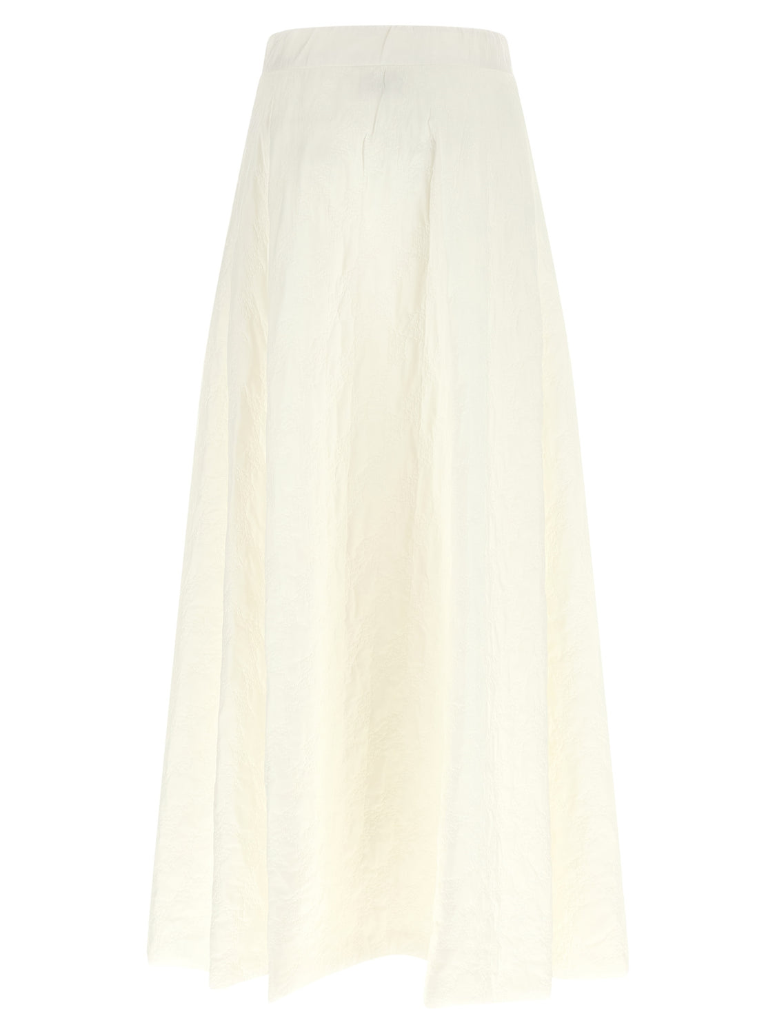 White Polyamide Mini Skirt