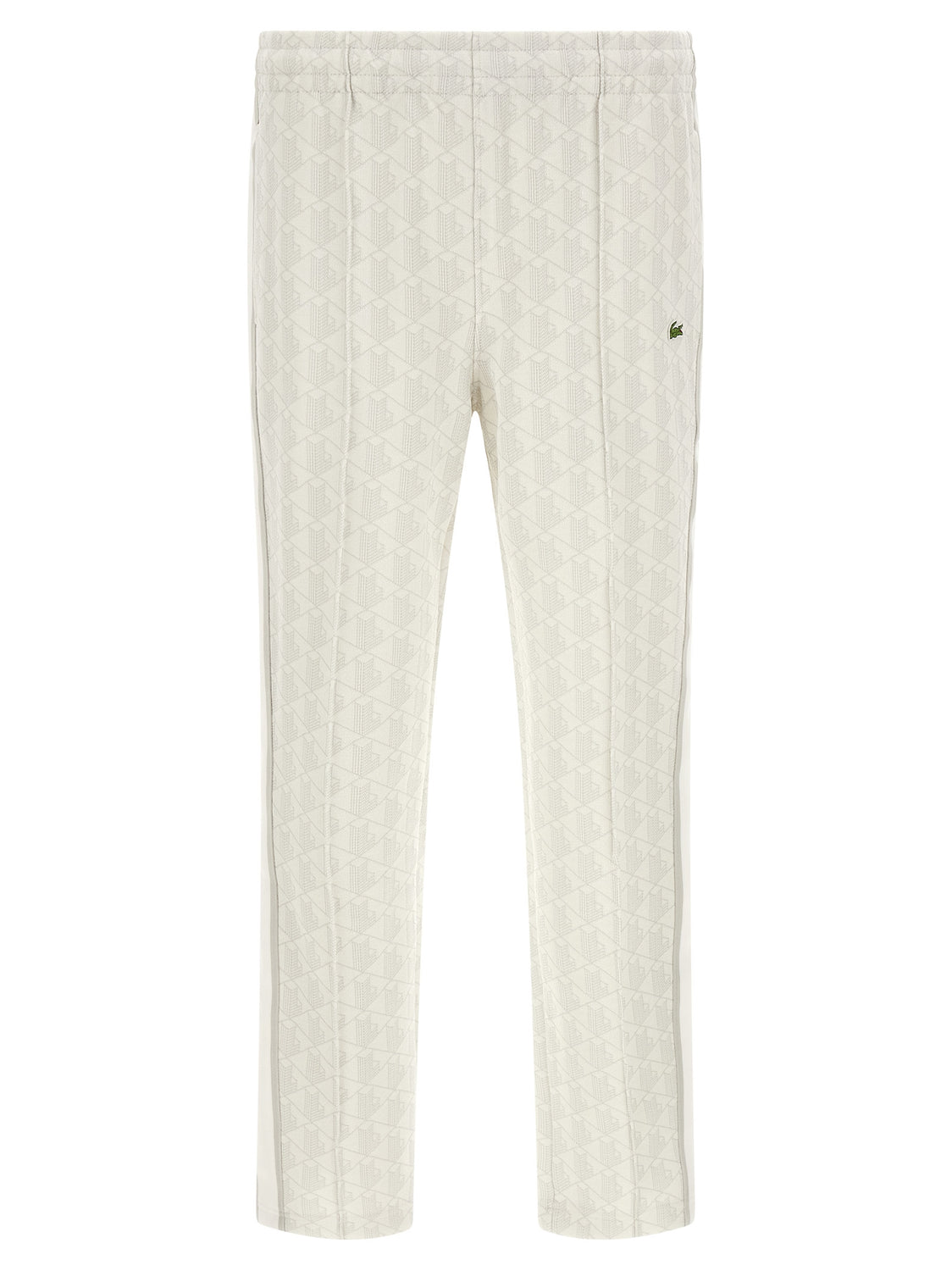 White Polyester Joggers (Workout Pants)