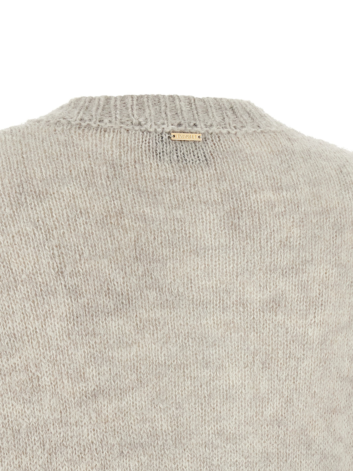 Gray Polyamide Cardigan
