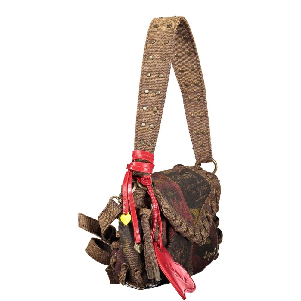 Brown Cotton Women's Bag