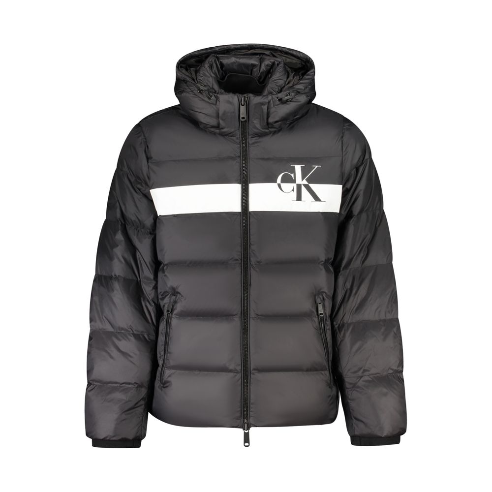 Black Nylon Men's Jacket