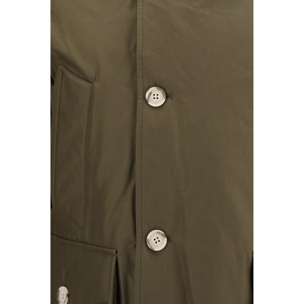 Bicolor Cotton Parka