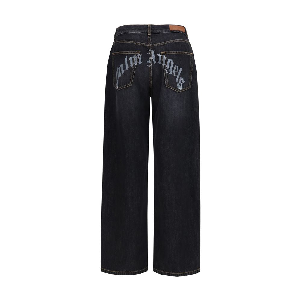 Black Cotton Jeans Denim