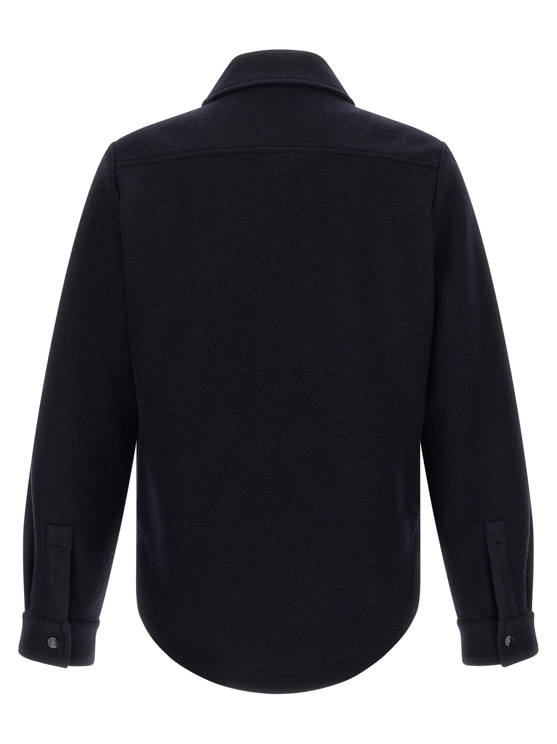 Blue Virgin Wool Blouse