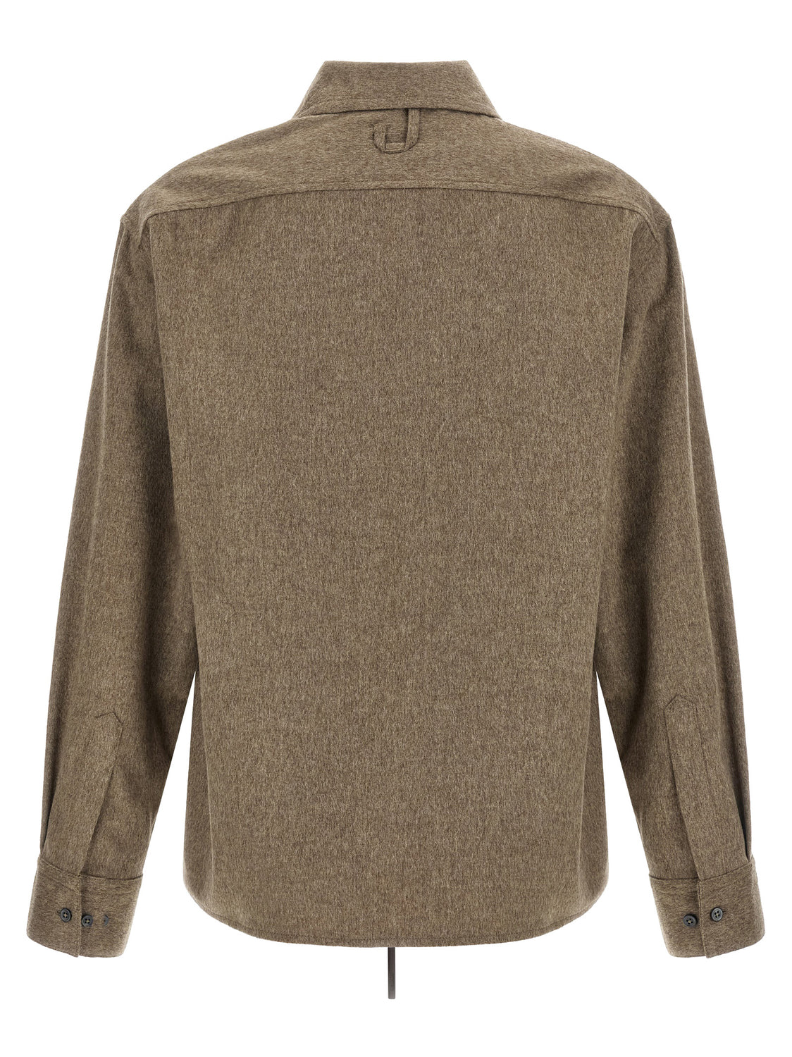 Beige Virgin Wool Blouse