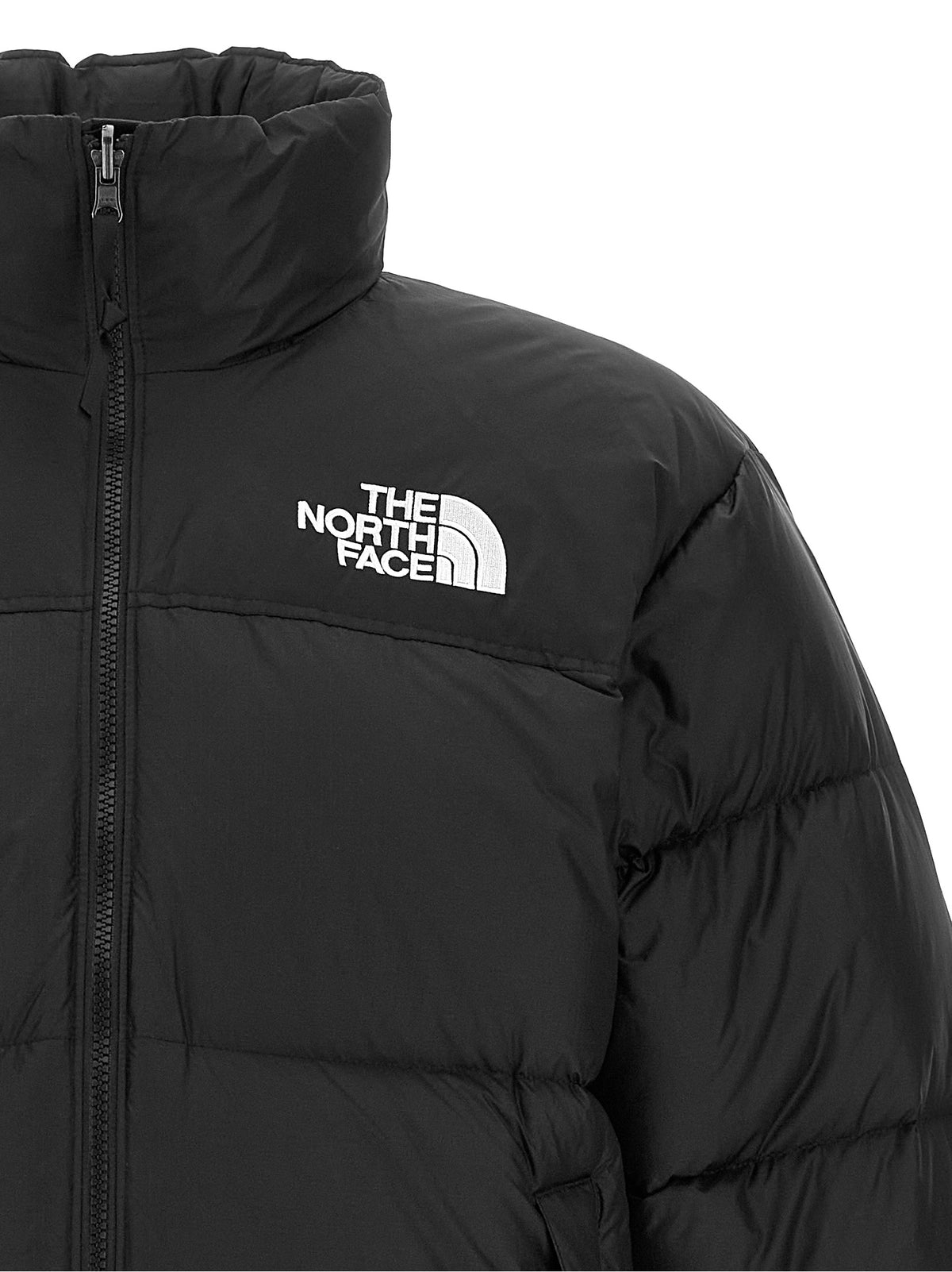 Black Nylon Full-Length Jacket