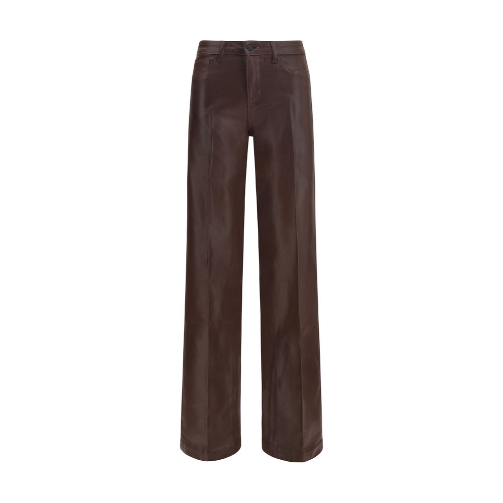 Brown Cotton Jeans Denim