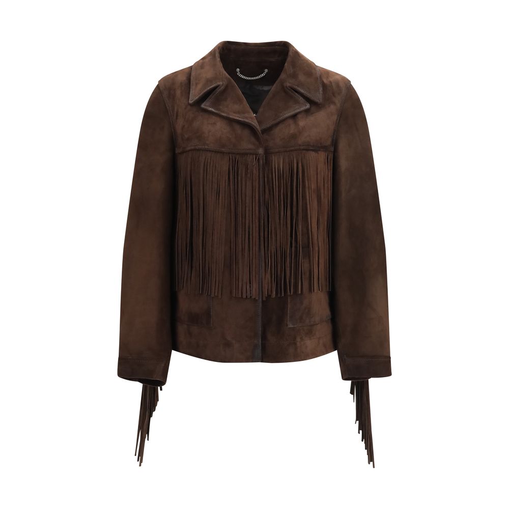 Brown Suede Leather Leather Jacket