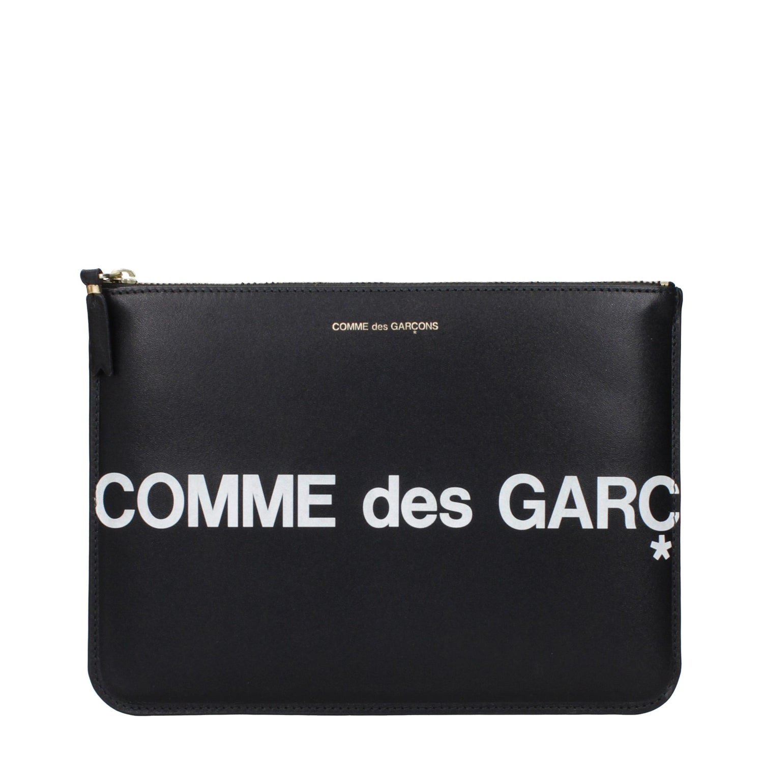 Black Leather Clutch Bag