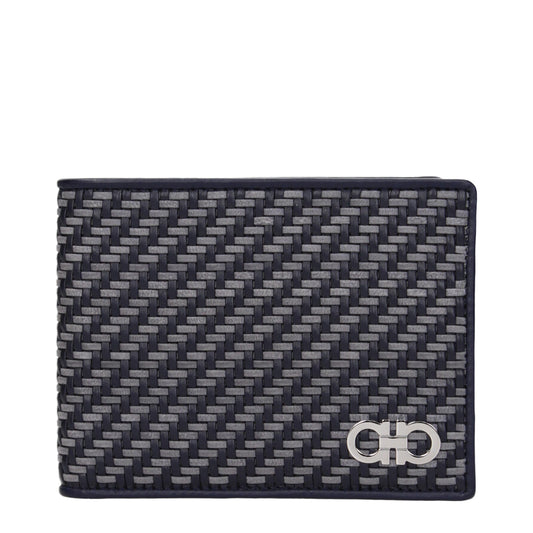 Blue Leather Wallet
