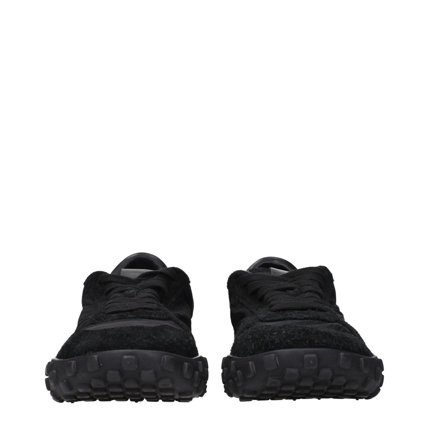 Black Fabric Sneakers