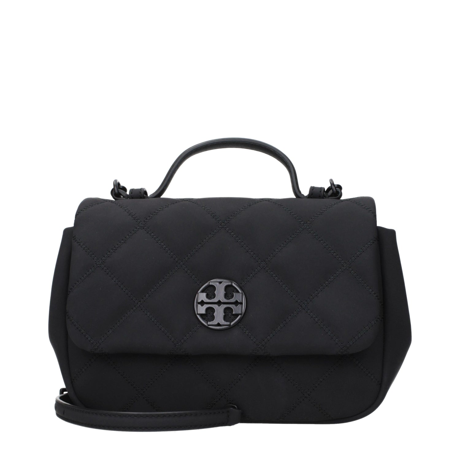 Black Fabric Handbag
