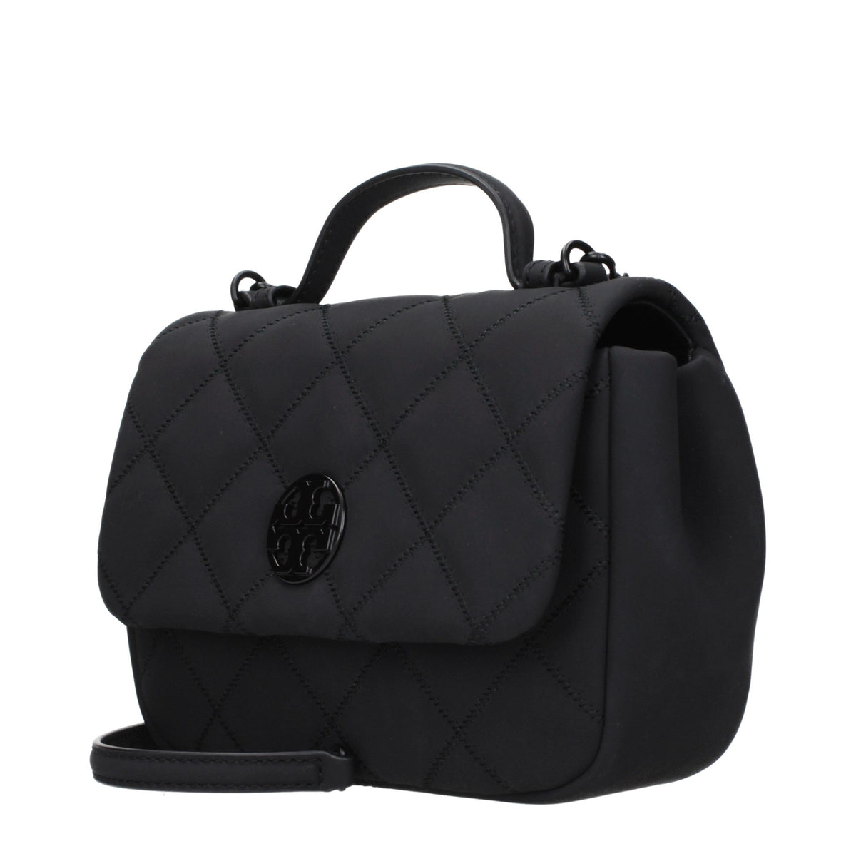 Black Fabric Handbag