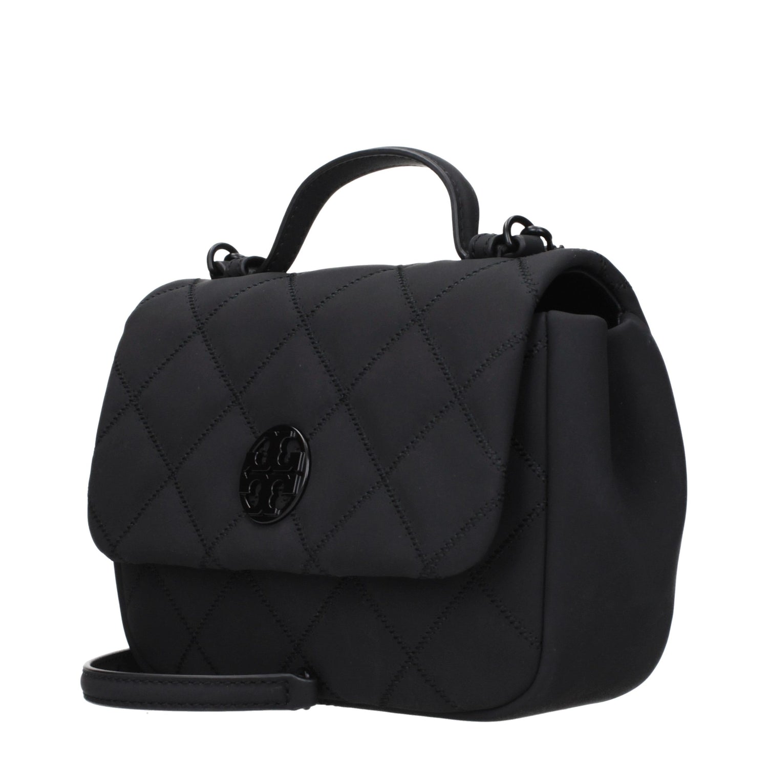 Black Fabric Handbag