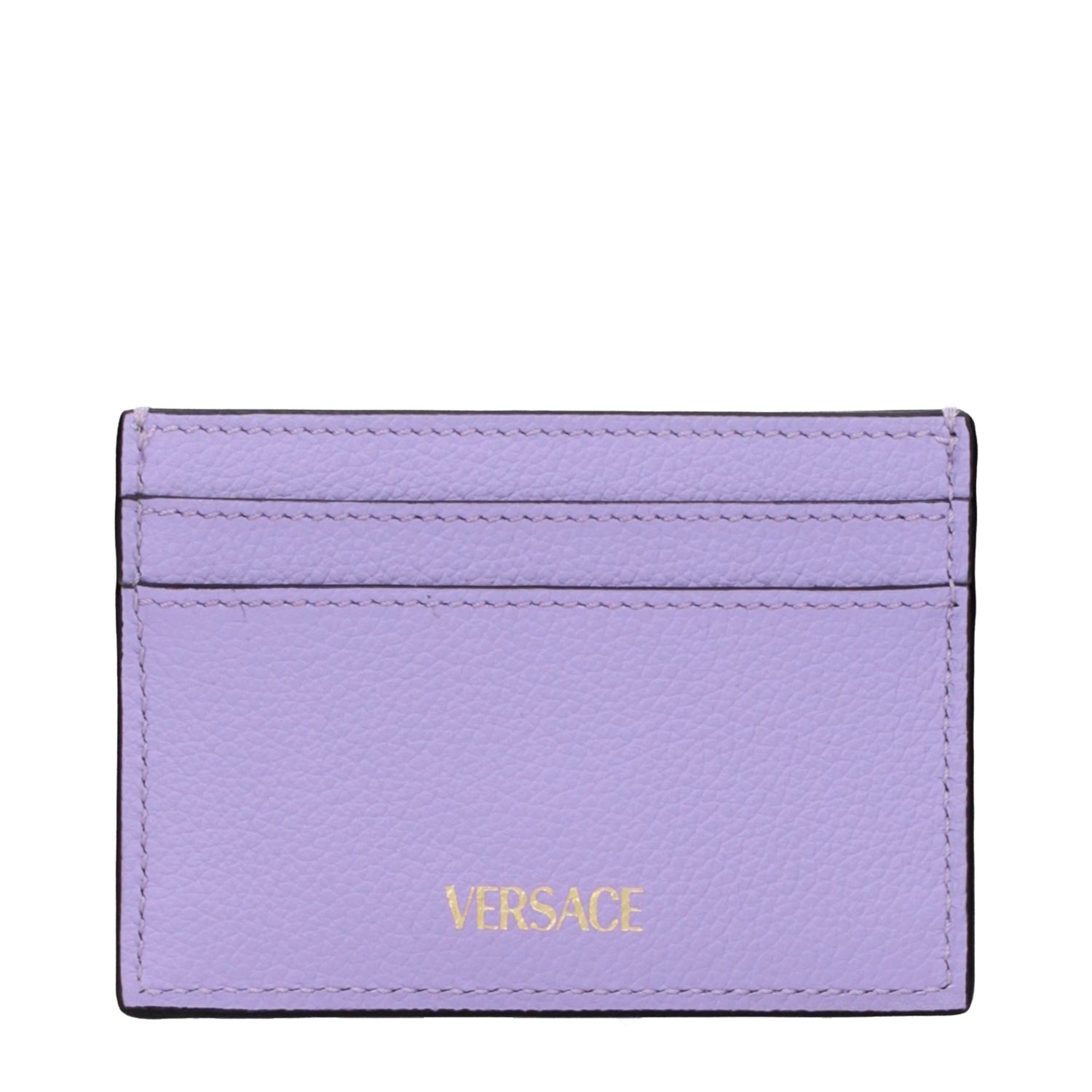 Purple Leather Cardholder