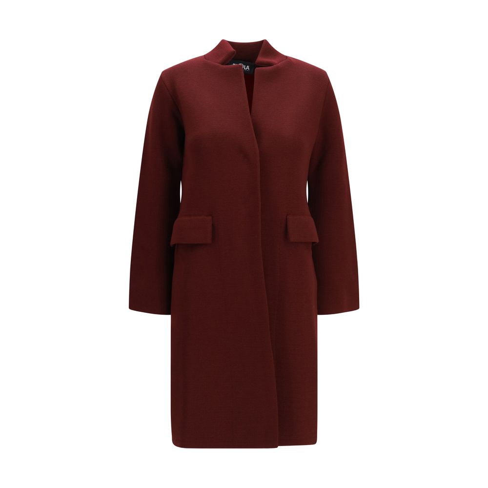 Bordeaux Wool Oves Aries Coat