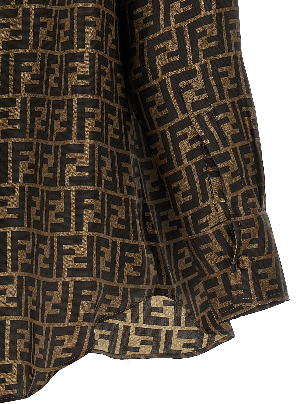 Brown Silk Blouse