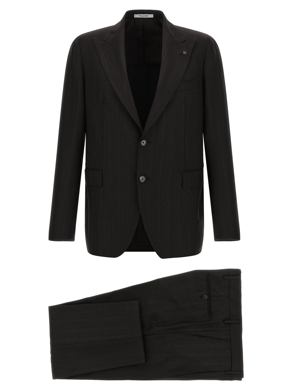 Gray Wool Two-Piece Suit