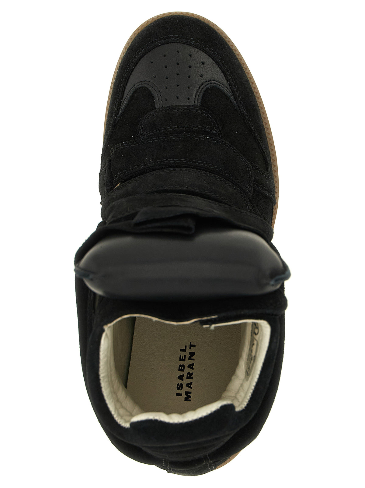 Black Cowhide High Top Sneakers