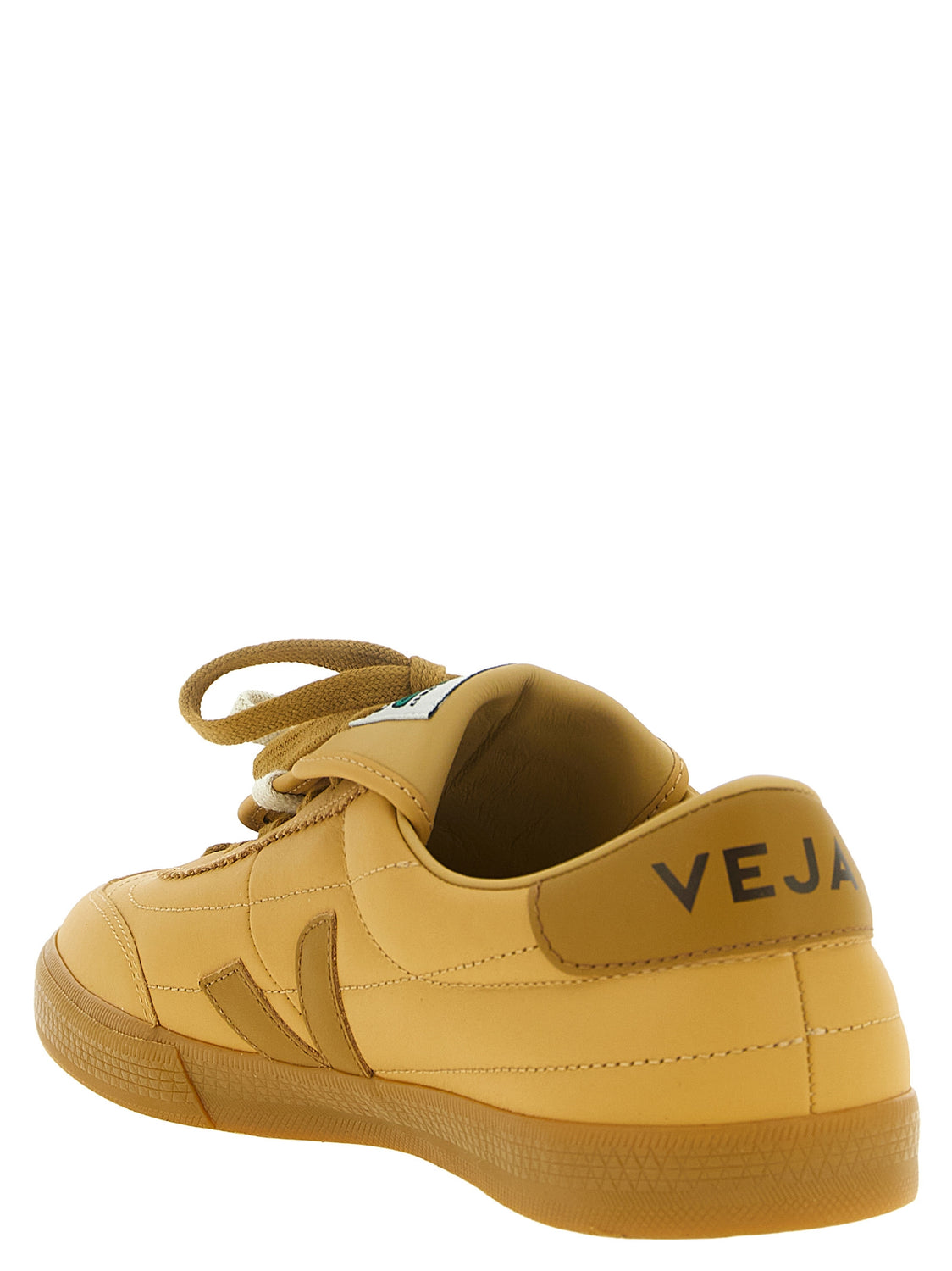 Beige Calfskin Athletic Sneakers