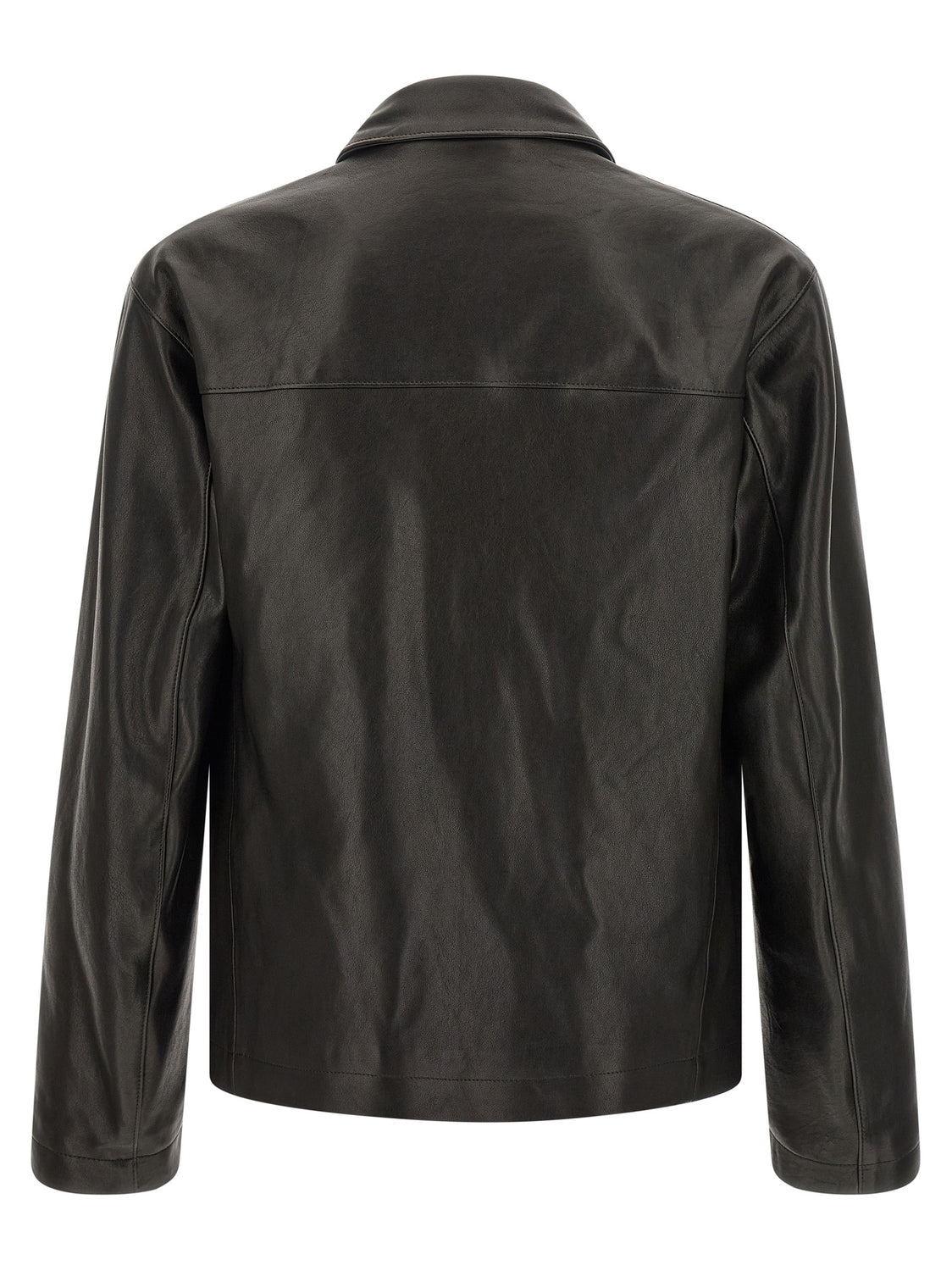 Black Calfskin Leather Jacket